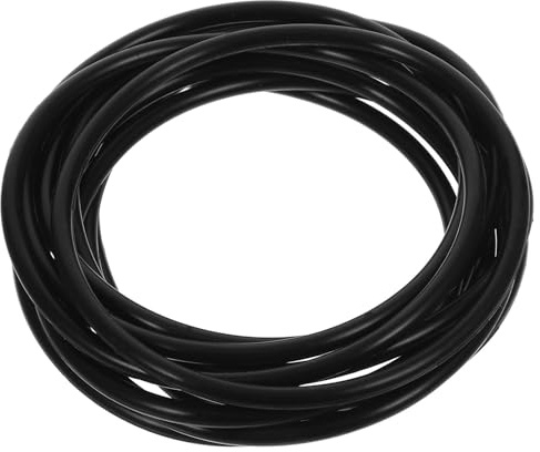 ORFOFE 10 Stück Elastische Silikonarmbänder 3mm in Schwarz, Dehnbar | Wiederverwendbar und Angenehm zu Tragen, für Geburtstag und Retro Mottoparty