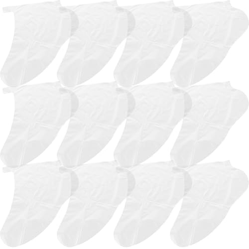 JEWEDECO 1000 Stück Einweg Plastiksocken für Füße Wasserdichte Fußbeutel für Fußmasken und Spa Feuchtigkeitsspendend Hygienisch Passend für Fußbäder und Pediküre Schutz vor Trockenheit und