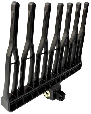 Yasta Pettine Scuotitore Ricambio Per Abbacchiatore Scuotiolive Elettrico 7 Denti Raccogli Olive Rastrello Forca Interasse 30 mm Dita Raccogli Olive