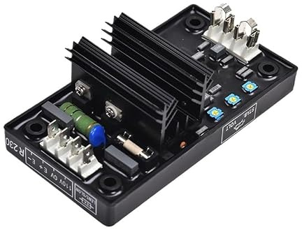 Stabilizzatore di tensione del generatore AVR R230 Regolatore regolabile con interruttore alimentazione trifase CA 220 V 380