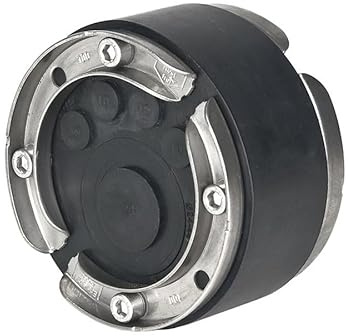 Mauerdurchführung für Kabel/Rohre, Ø 100mm, EPDM, 5-Fach, 4 x 7-12 mm 1 x 24-44 mm, Ringraumdichtung, 25 Jahre garantiere Sicherheit