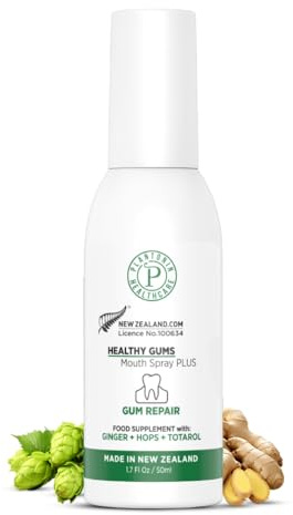 Plantonin New Zealand - Gum Disease Treatment for Adults, 50ml - Mouth Spray Alternative to Mouthwash & Toothpaste for Gum Disease | Gingivitis Treatment for Gums - 142 Servings
