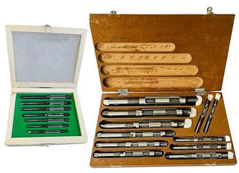 Rahish Tools Verstellbares Handreibahlenwerkzeug HV–H14 1/4–1-1/2 für präzise Lochbearbeitung mit 6 Klingen aus Kohlenstoffstahl Handreibahlen für Metall & Holz 6,35–38,10 mm