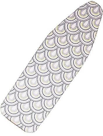 KADEUX Copriasse da Stiro con Imbottitura, 80×30cm 92×33cm 97×33cm 110×35cm 122×38cm, Copertura ASSE da Stiro in Cotone, Copertura di Ricambio (Size : 81x30cm/32x12in)