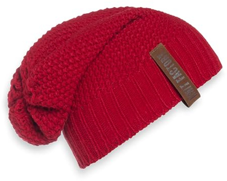 KNIT FACTORY - Coco Mütze - Strickmütze für Damen und Herren - Slouch Beanie - Wintermütze mit Wolle - Hochwertige Qualität