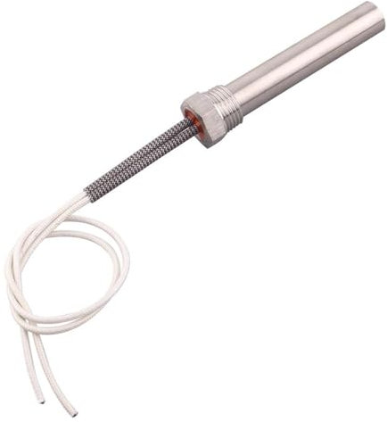 12V Cartridge Heater Water Heating Element Electric Immersion Cartridge Heater Immersion Water Heater 1/2 Thread 100W To 300W (Size : 12V, Color : 100W)