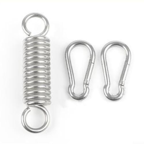 Ganci a molla per sedia a sdraio, con 2 ganci, resistenti accessori per altalena per sedia a sospensione (tipo A)