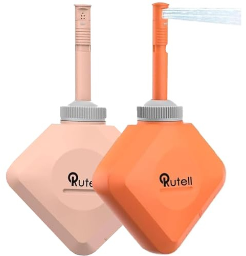 Portable Handheld Bidet Sprayer – Upside Down Perineal Wash Bottle for Gentle Water Cleansing | Ideal for Menstrual Care & Postpartum Hygiene | Compact Travel Essential