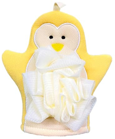 Body Exfoliator Guante, zapatilla exfoliante - Dulce dibujos animados mano Scrub Guantes - Ducha puff y guante, accesorio de baño para eliminar la piel total