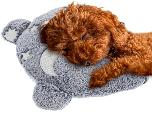 Kissen für Katzen, Welpen, Hunde, weiches Haustier-beruhigendes Spielzeug, U-förmig, kleine Hunde, flauschig, halber Donut-Kuscheltier, nachtleuchtendes Katzenbett, Zubehör für den Innenbereich