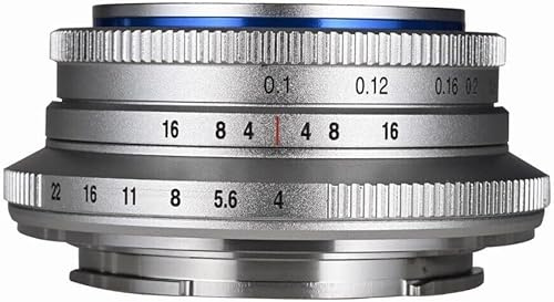 10mm f/4 Ultra Wide Angle APS-C Manual Focus Lens for Macro 4/3 Mount Mirrorless Camera,Silver