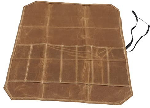 Healifty Étui à Couteaux De Chef Toile Pochette à Couteaux Enroulable Pochette De Rangement De Cuisine Organisateur