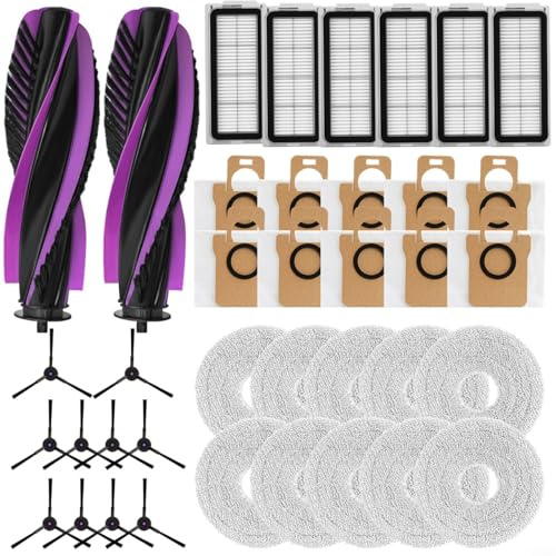 Kit di sacchetti di ricambio per aspirapolvere robot JONR P20 PRO e T5 PRO per robot aspirapolvere per una migliore rimozione di polvere e sporco (B)
