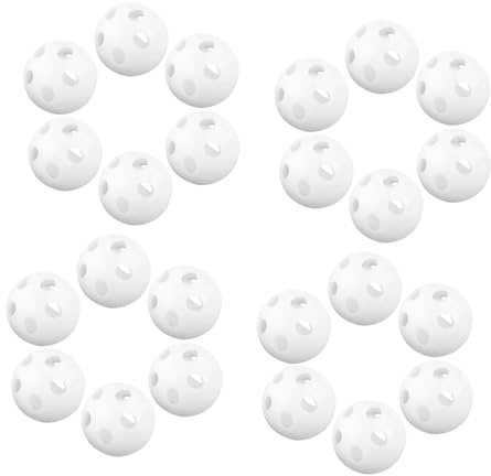 BESPORTBLE 80stücke Rasselkugeln für Babyspielzeug Weiß aus Kunststoff Rasselspielzeug-einsätze für Geräuschemacher Reparatur von Geräuschspielzeug Diy-bastelteile