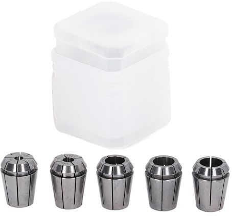 5 Stück Federklemmen-Set aus hochkohlenstoffreichem Stahl, Präzisions-CNC-Drehmaschinen-Klemmzwinge mit starkem Halt für Fräsmaschinen, kompatibel mit Schleif- und