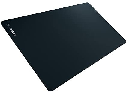 Asmodee - Gamegenic - Playmat Prime 2mm 61X35cm Black - Tapis de Jeu Noir 61x35 cm - Jeux de société - Cartes à Jouer et à Collectionner - Accessoires et Protection