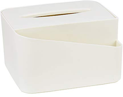 1 caja de pañuelos, color blanco, soporte para lápiz y mando a distancia, organizador de cosméticos para decoración del hogar