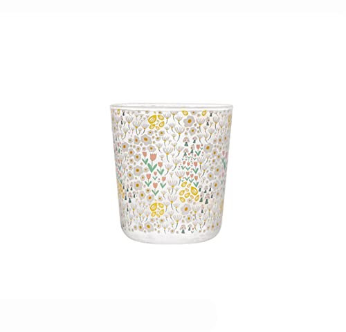 caihuashopping Wassergläser Niedliche Glasschale Home Hitzebeständig Viele Blume Getränk Wasser EIS Gläsern Becher Kaffee Moderne Dessert Drinkware Trinkglas (Color : A)