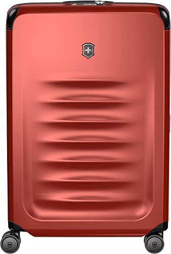 Victorinox Spectra 3.0 Expandable Large Case, Reisekoffer Groß, Trolley mit 4 Rollen, 32 x 51 x 75 cm, 103-143 Liter, Erweiterbar, Rot
