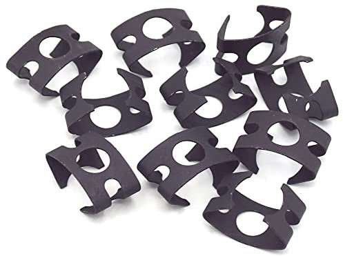 10 x YOU.S Original Bremsschlauch Bremsleitung Halteklammer Befestigung Ø 10 mm schwarz - 4D0611715B