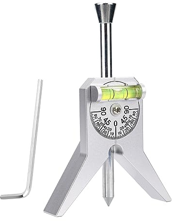 Pipe Center Finder, Rohrmarkierungswerkzeug Messen von Rohrdurchmessern Über 12,7mm Mehr Rohrmarkierungs Zentrierwerkzeug Zentrierkopf mit 10,1cm Y-Basis und Verstellbarem Blasen Winkelmesser