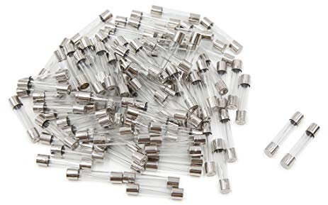 GANGEV 100 Stück 30 x 6 mm 250 V 20 A Zylinder AGU Glassicherungen Rohr for Auto Auto Motorrad