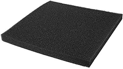 Hperu Filtermatte, Fischtankfilter, Filtrationsschaum Aquarium Fischtank Biochemische Filterschwammpolstermatte 50 x 50 cm Schwarz - Luftfischteich Reiniger Aquarium Conditioner Roll Tank Wasser