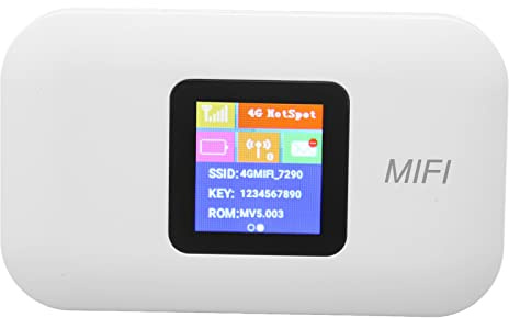 Router Mobile Router WiFi 4G Router WiFi Router Wireless Hotspot WiFi Portatile per Dispositivo Hotspot da Viaggio Hotspot WiFi LTE Router Mobile Hotspot WiFi 4G Modem Router