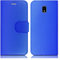 Case For Samsung Galaxy J3 2018, Flip Leather Wallet Cover With 2 Card Slots and Stand Function For Samsung Galaxy J3 2018 Blue