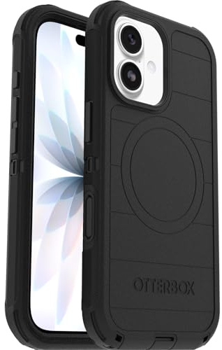 OtterBox Defender Series Pro MagSafe Case for iPhone 17, Shockproof, Drop Proof, Ultra-Rugged, Protective Case, 7x Tested to Military Standard, Black