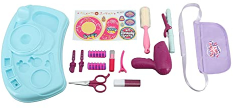 Barnfrisörsalong Lekset Frisör Frisör Stylingleksaker Komplett tillbehörset för pojkar Flickor Låtsaslek Present ABS-material Säkert Giftfritt Över 3 år