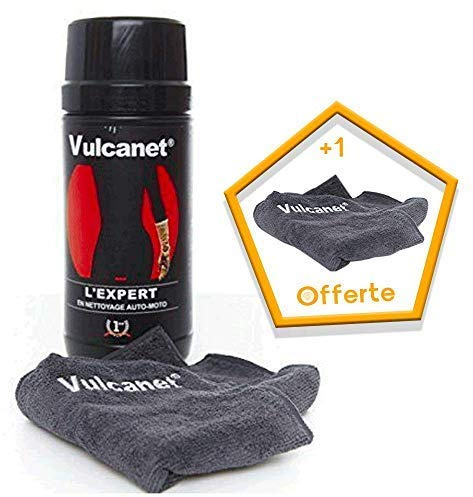 Vulcanet 80 x Reinigungstücher ohne Wasser + 2 x Mikrofasertuch