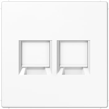 Abdeckung 2-fach f.MJ WE AMP, Radiall LS 1969-2 WE WW 4011377177970 Jung