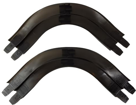 Tracer Racers Speedway Dual Track Corner Add On Track Module for Blue Tracer Racers R/C and Other 1.64 Scale Non-Slot Track Sets