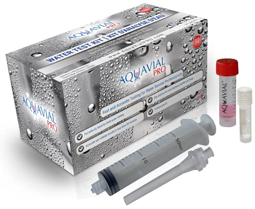 AquaVial PRO Testkit zum Nachweis von Hefen, Schimmelpilzen und Bakterien wie Legionella - 12er-Pack | Wasser-Schnelltest mit EPA-Standards | Hochempfindlicher Test für Medizin- und Dentalwasser