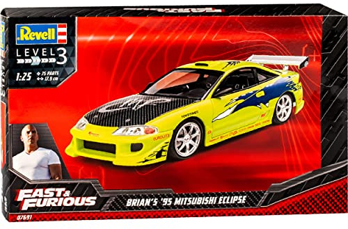 Mitsubishi Eclipse Grün Brian´s Paul Walker The Fast and the Furious 07691 Bausatz Kit 1/25 1/24 Revell Modell Auto