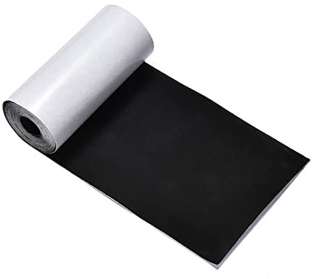 Nylon Selbstklebende Patches Selbstklebend Nylon Reparatur Patches Wasserdichte Patches Daunenjacken Flicken Aufkleber Reparatur Flicken Nylon für Daunenjacke, Zeltkleidung, Tasche, 1 Rolle(Schwarz)