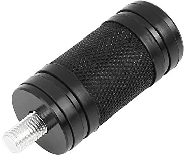 A ABSOPRO Motorrad Schalthebel Billet Gerändelte Burst Muster M8 x 1.25 Schwarz