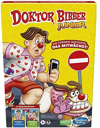 Doktor Bibber Junior Brettspiel für Vorschulkinder - Deutsche Fassung