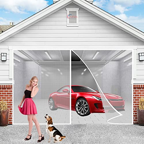 Anti Mosquitoes Bugs Auto Closing 80x195 cm (993 Size) Anti Mosquito Magnetic Screen Mesh Curtain, Insect Protection Mesh Curtain with Powerful Magnets, White