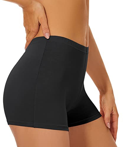 SIHOHAN Womens Boxers Underwear Cotton Ladies Boyshort Panties | Soft Breathable Safety Shorts, Boyshort Knickers, Comfortable Panties with Cotton Crotch, Under Dresses/Skirts, Daily Wear