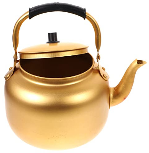 Brocca per vino di riso Bollitore per piano cottura per tè Teiera vintage Fornello da campeggio Pentola per acqua bollente Bollitore per tè coreano Teiera per esterni Bollitore per tè addensato Bol