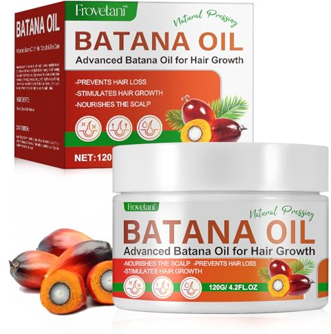 Aceite de Batana para el Crecimiento del Cabello,Puro Natural Orgánico,Previene la Caída del Cabello,Elimina las Puntas Partidas Aumenta el Brillo,Promueve el Espesor del Cabello