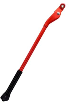 JISADER Cavalletto per Bicicletta Cavalletto per Bicicletta Gamba per Ruote da 24 e 29 Biciclette in Lega di Alluminio Supporto Posteriore Accessorio per, Rosso