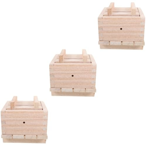 Cabilock 3pcs Wooden Tofu Press Mould Kitchen Tofu Moulds Multipurpose for Cheese Making