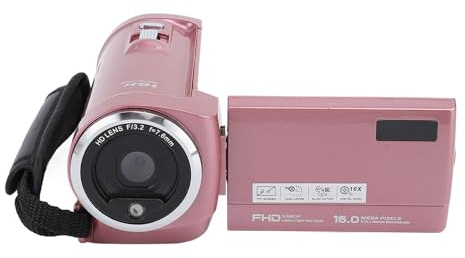Akozon Videoregistratore con Schermo Rotante a 270 Gradi per Fotocamera Digitale 2K 48MP per Varie Occasioni