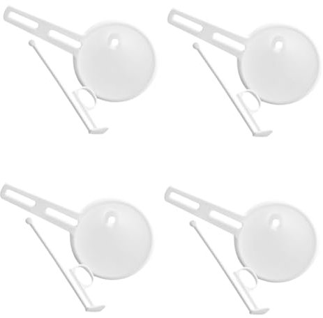 HOLIDYOYO 4sets Handheld Funnel Dispenser for Chocolate Icing Cream Cake Decorating Baking Funnel Transferring Tools Modern Kitchen Cake Shop Accessory