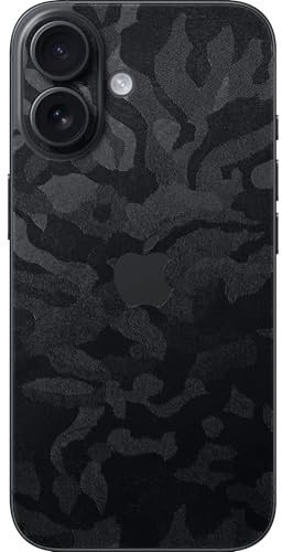 Razer Skin: iPhone 16 - Full Wrap - Premium 3M Cast Vinyl - Scratch Resistant - Unique Designs & Finishes - Easy Application - Black Camo