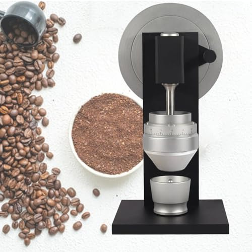 XEEAOFE Molinillo de Café de Muelas Cónicas, Molino Manual Ajustable, Ajustes de Molido Precisos, Molinillo de Café Manual de Escritorio para Espresso, Goteo y Prensa Francesa