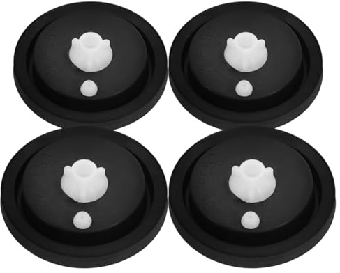 Angoily 4 Pcs Replacement Rubber Ball Valve Washers, Toilet Diaphragm Washer Compatible with Siamp Inlet Valves Float Rubber Seals Replacement Parts